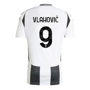 Juventus Dusan Vlahovic #9 Hjemmebanetrøje 2024-25 Kort ærmer